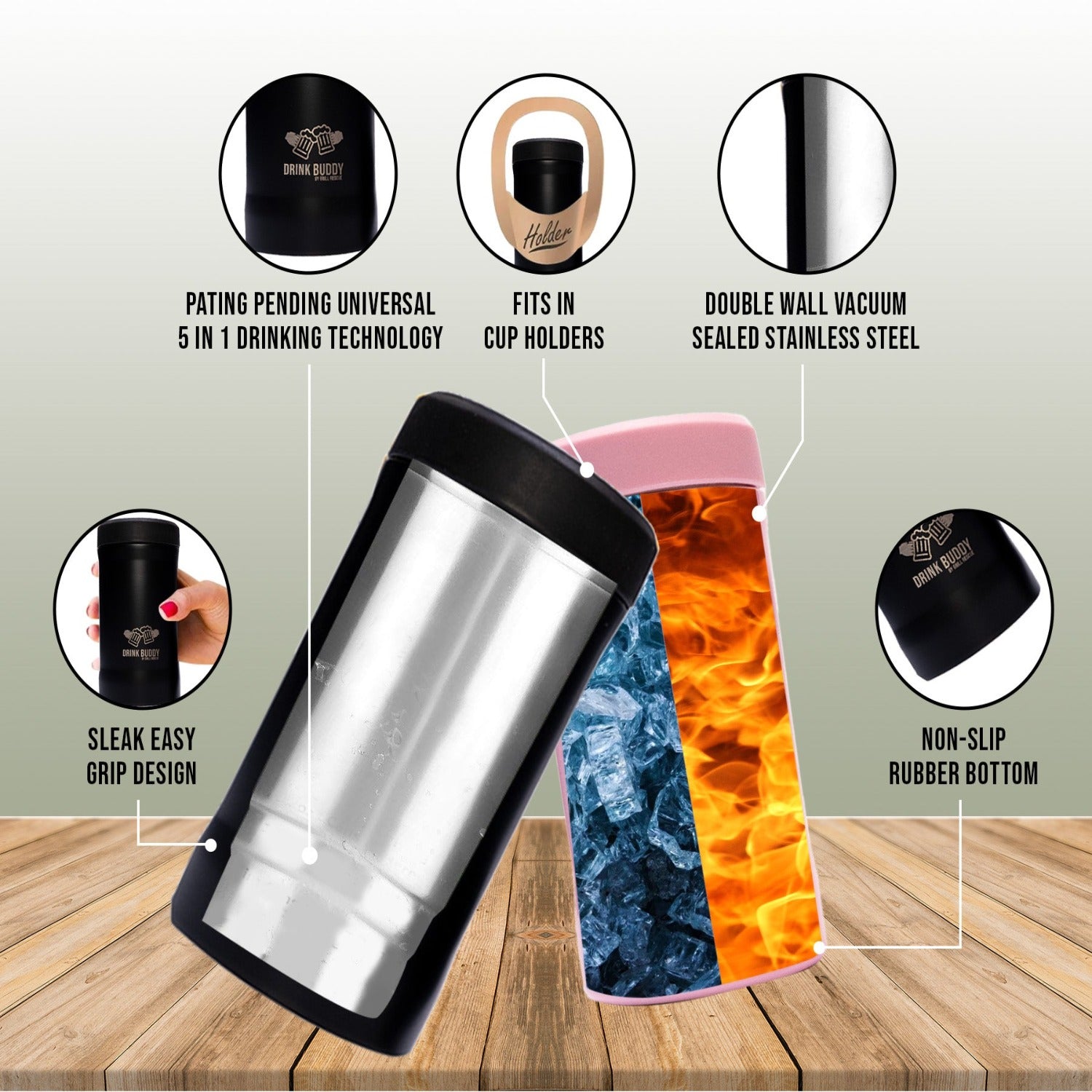Universal Beer Buddy | Ombre Campfire