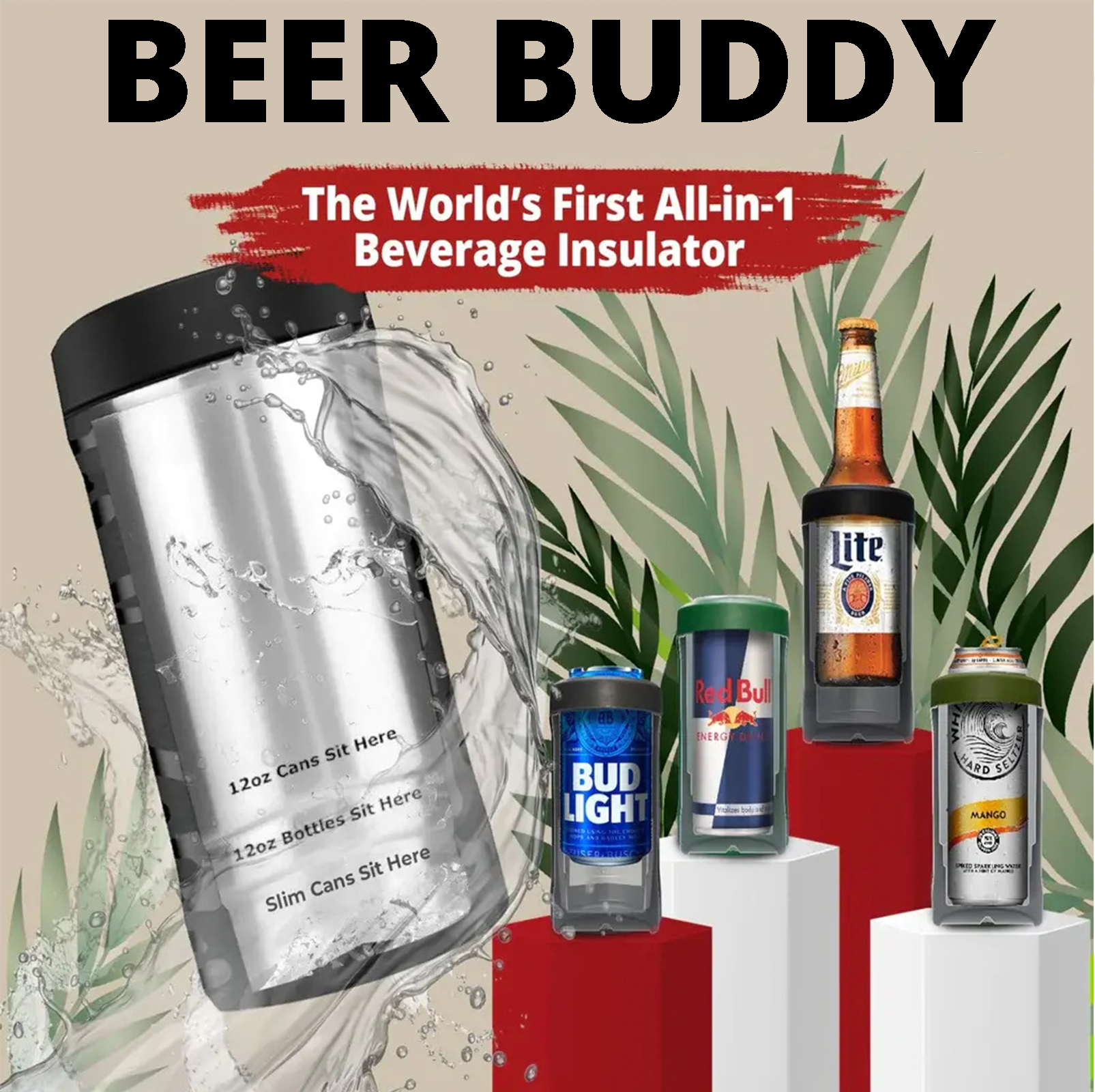 Universal Beer Buddy | Ombre Campfire